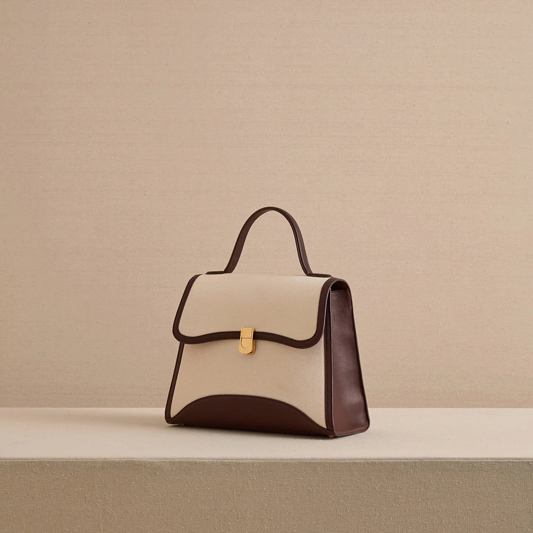 Madeline 30 in Canvas Chocolate - Image 3