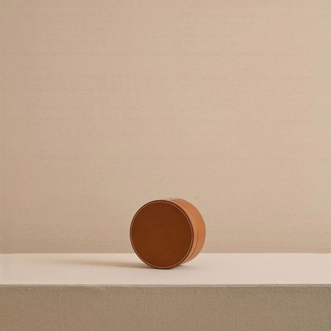 Round Box in Luggage - Image 2